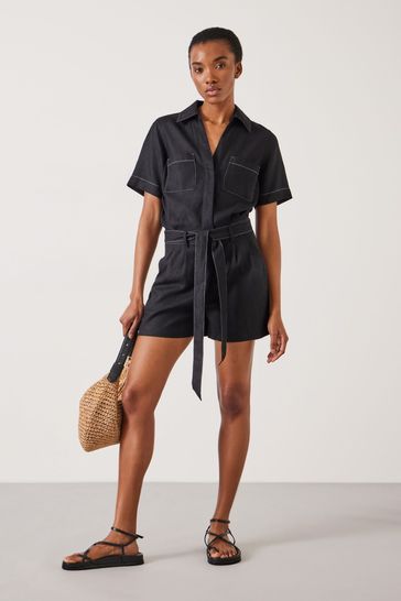 Hush black jumpsuit outlet