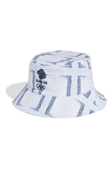 Buy adidas Blue 100 Cotton Team GB Union Jack Bucket Hat from Next Italy