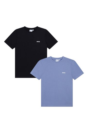 Buy BOSS Chest Logo T Shirts 2 Pack from Next Bahrain