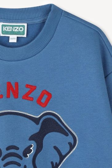 Buy KENZO KIDS Elephant Logo Crew Neck Sweatshirt from Next Egypt