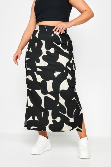 Buy Yours Curve Textured Utility Maxi Skirt from the Laura Ashley online shop