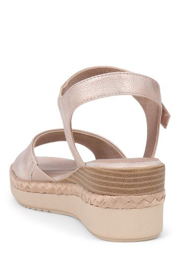 Pavers rose gold sandals discount