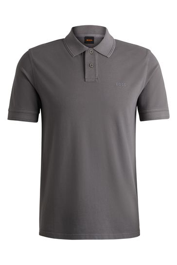 Boss pique polo shirt online