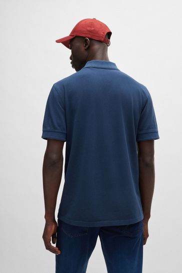 Boss pique polo shirt outlet