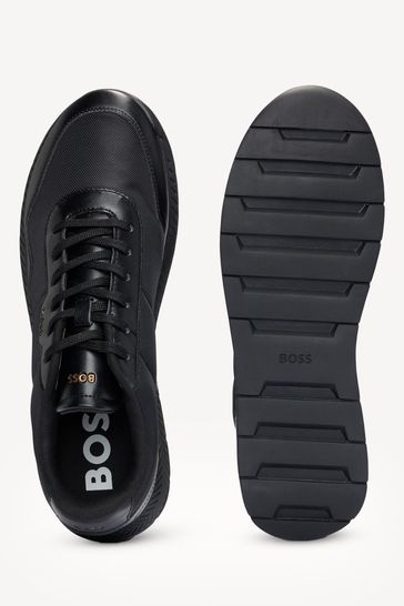 Boss black trainers sales