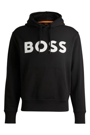 Boss hoodie white shop