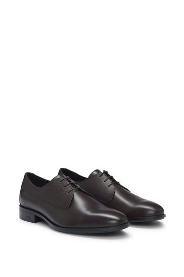 Boss leather derbies clearance