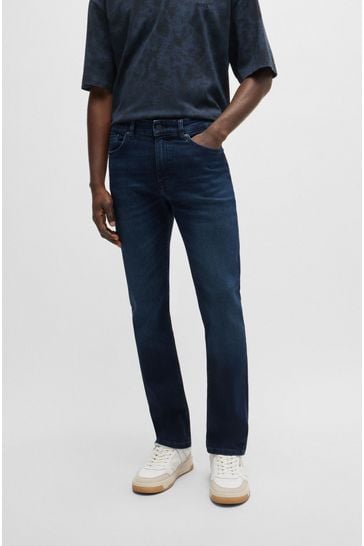 Buy BOSS Blue Slim Fit Jeans in Comfort Stretch Denim from Next Bahrain