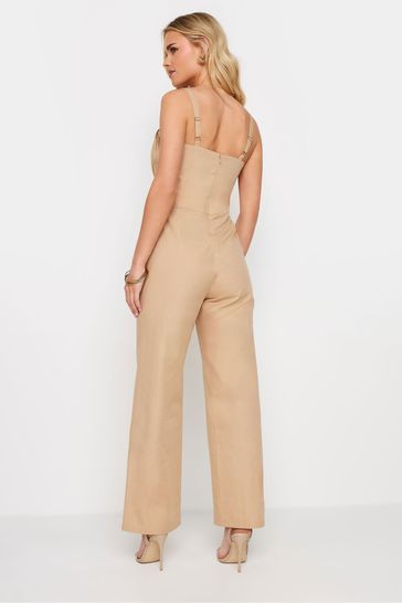 Petite cotton jumpsuit deals