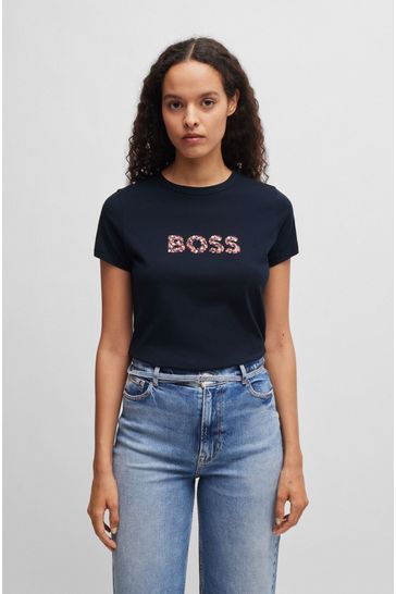 Boss logo shirt sales