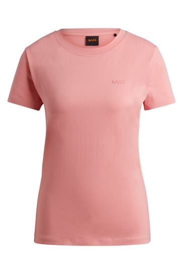 Buy BOSS BOSS Slim Fit Logo Detail Cotton Jersey T Shirt from Next Bahrain