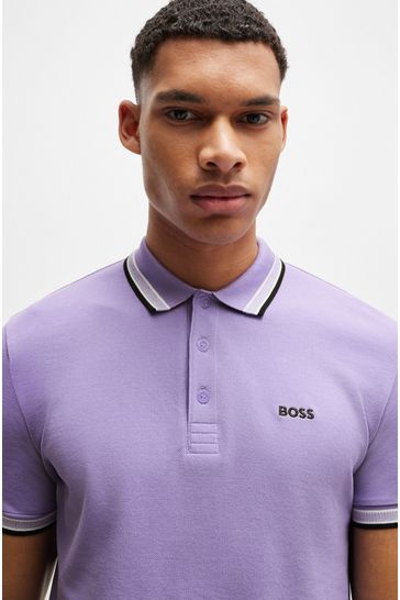 Buy BOSS 100 Cotton Paddy Tipped Polo Shirt from Next Bahrain
