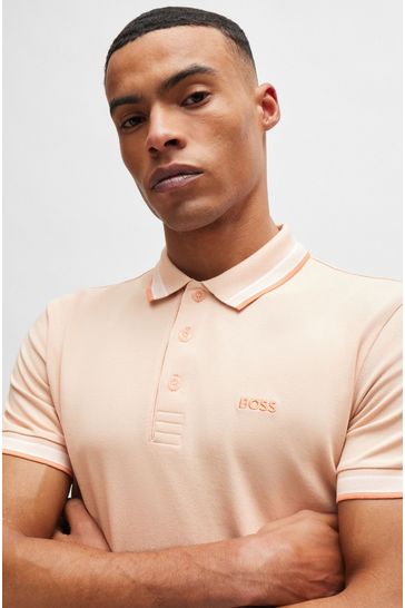 Boss polo orange outlet