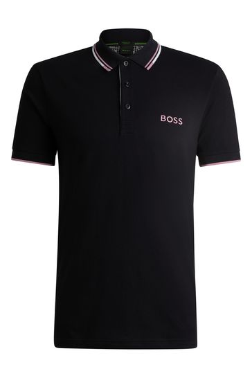 Buy BOSS Paddy Pro Golf Tipped Polo Shirt from Next Bahrain