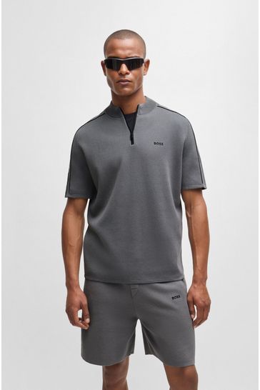 Boss zip polo discount