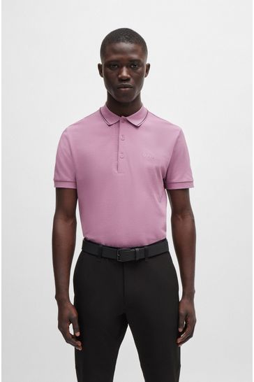 Boss polo slim fit sales