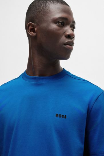 Boss blue sweatshirt clearance