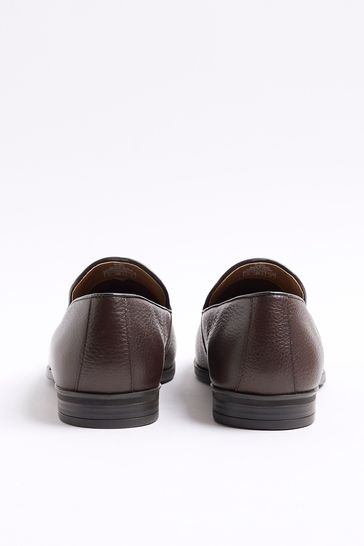 Buy River Island Brown Slip On Shoes from Next Bahrain