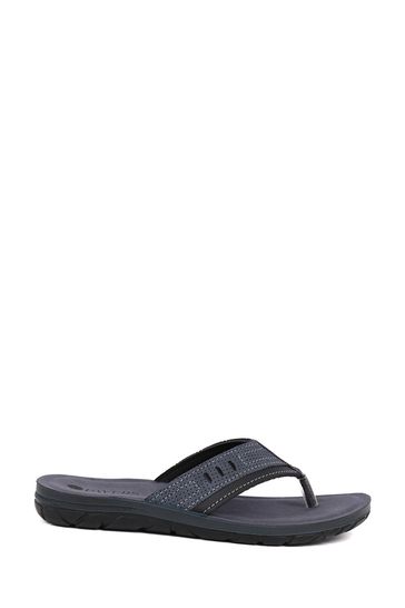 Pavers Blue Toe-Post Sandals