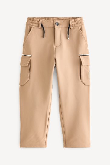 Khaki pocket detail cargo trousers top