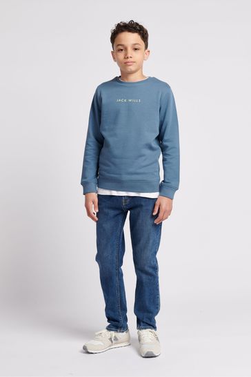 Jack wills blue sweatshirt sale
