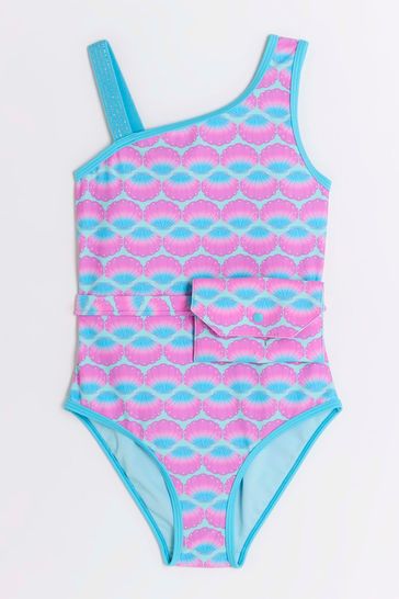 River island pink swimsuit deals