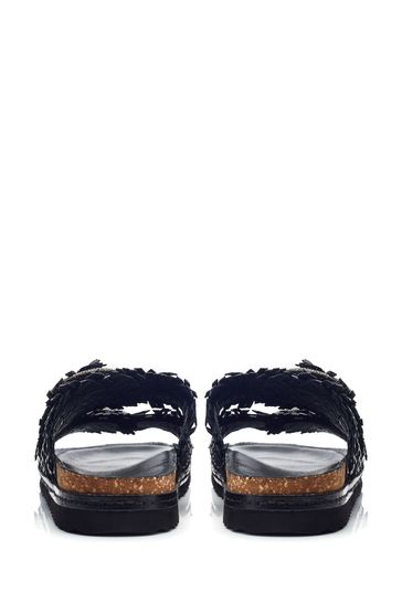 Moda in pelle black sandals discount