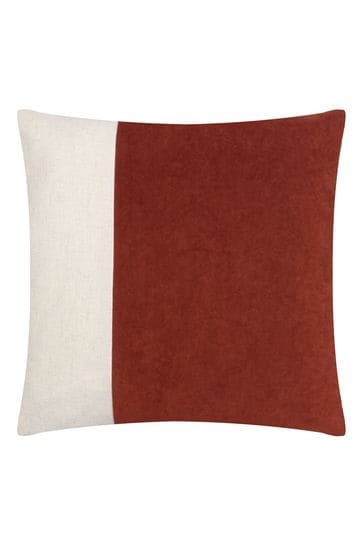 Furn Brick Coba Washed Velvet Cushion