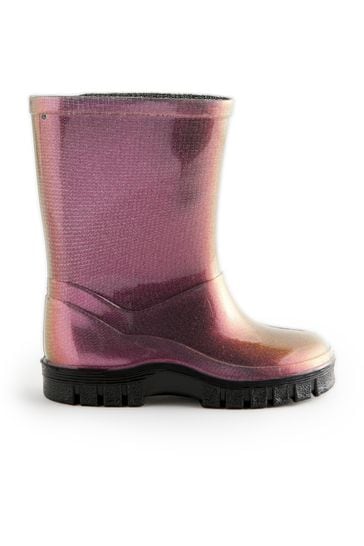 Buy Purple Metallic Wellies from Next Sweden