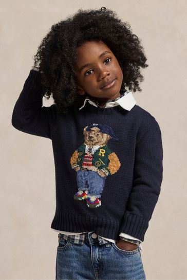 Ralph lauren jumper teddy discount