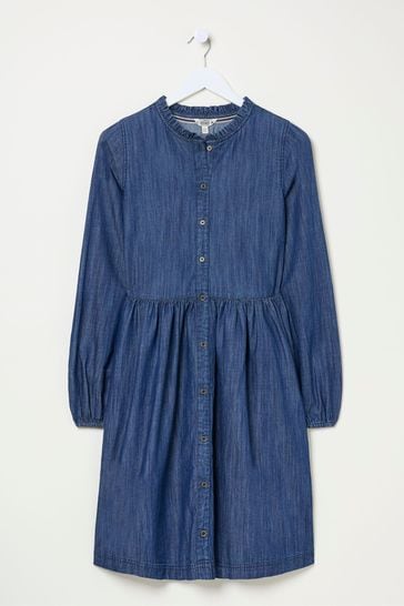 Buy FatFace Corrie Blue Denim Dress from Next Egypt