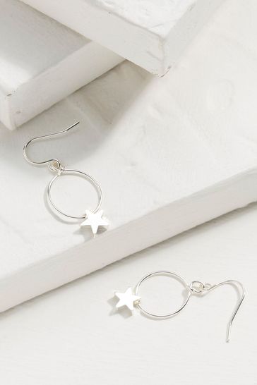 FatFace Star Drop Earrings