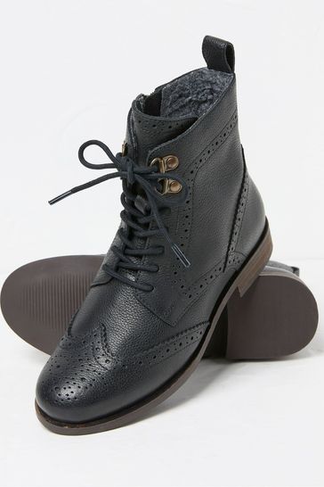 Buy FatFace Brogue Ankle Boots from Next Bahrain