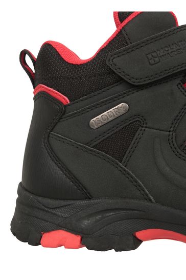 Kids black walking boots best sale