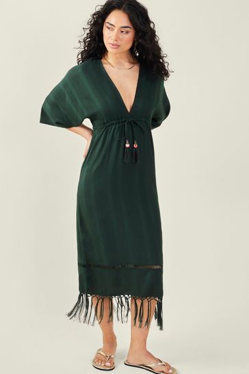 Kimono dress green shop