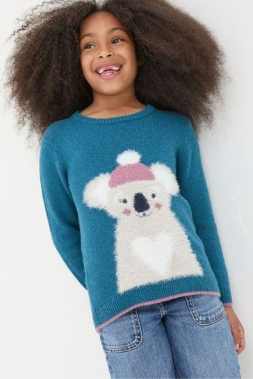 Buy FatFace Green Karla Koala Jumper from Next Bahrain