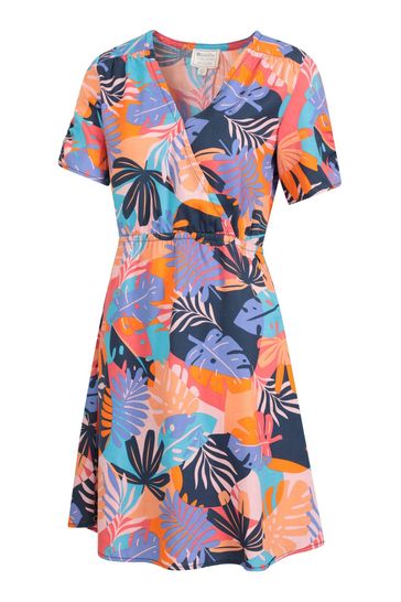 Buy Mountain Warehouse Pink Sahara Printed Wrap Dress from Next Saudi Arabia