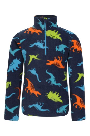 Buy Mountain Warehouse Blue Pursuit Printed Kids Half Zip Fleece from Next Bahrain