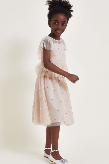 Pink embellished skirt online
