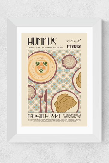 East End Prints White Hummus by We Made Something Nice