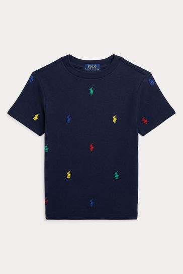 Buy Polo Ralph Lauren Boy Polo Pony All Over Print 100 Cotton T Shirt from Next Turkey