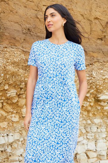 Short sleeve jersey maxi dress new arrivals