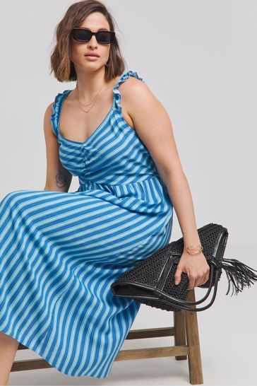 Simply be blue dress 2025
