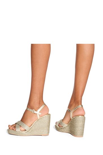 Buy KG Kurt Geiger Gold Phoebe Sandals from Next Bahrain