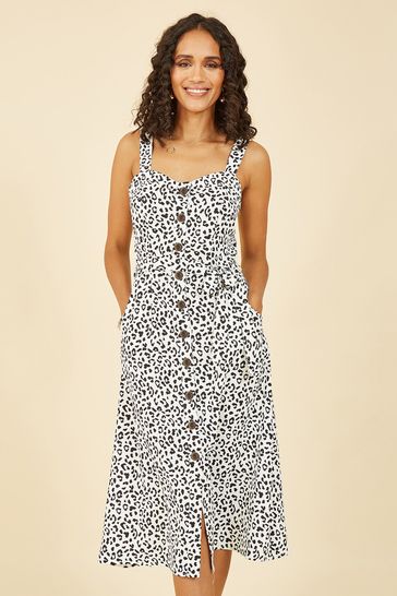 Yumi animal print dress 2025