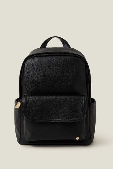 Buy Accessorize Black Front Flap Backpack from Next Bahrain