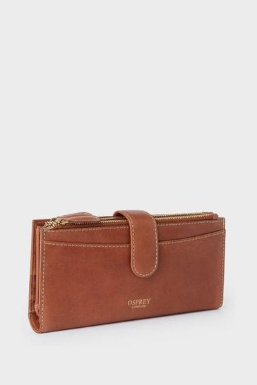 Buy OSPREY LONDON The Vintage Savanna Leather Matinee Brown Purse from Next Kuwait