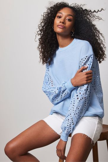 Broderie sweatshirt outlet