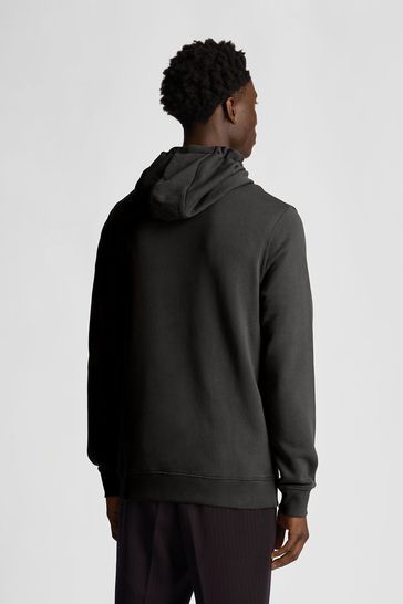 Buy Lyle Scott Grey Tonal Eagle Pullover 100 Cotton Hoodie from Next Bahrain