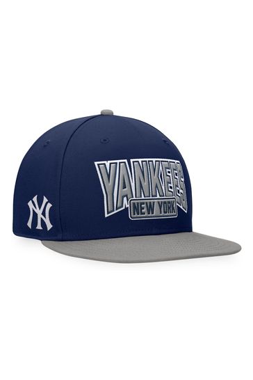Buy Fanatics Blue MLB New York Yankees Fundametal Retro Colourblocked Snapback Hat from Next Bahrain